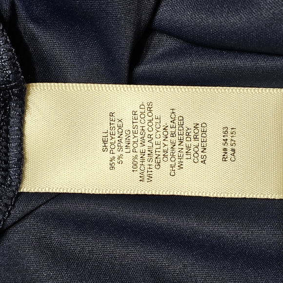 Eliza J Floral Long Sleeve Mesh Dress Navy Multicolored NWT - Picture 10 of 11